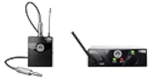 AKG Pro Audio WMS40MINI Wireless Microphone System, Instrumental Set Band US25D, with SR40 Receiver and PT40 Mini Pocket Transmitter