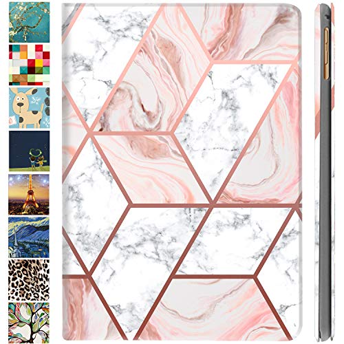 Image of DuraSafe Cases for iPad Pro 11 4th 3rd 2nd Generation Cover A2759 A2761 A2762 A2377 MNXE3HN /A MNXD3HN /A A2435 MNXG3HN /A MNXF3HN /A MNXJ3HN /A MNXH3HN /A MNXN3HN /A MP553HN /A A2228 MY232HN /A - Marble Pink