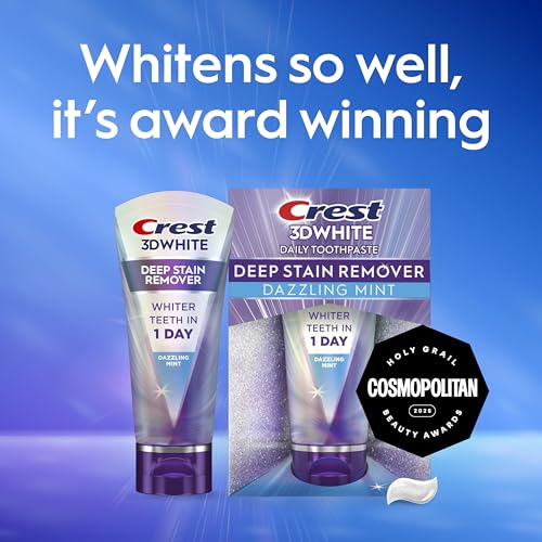 Crest 3DWhite Brilliance Deep Stain Remover Dazzling Mint Toothpaste - 2.1oz - image 9