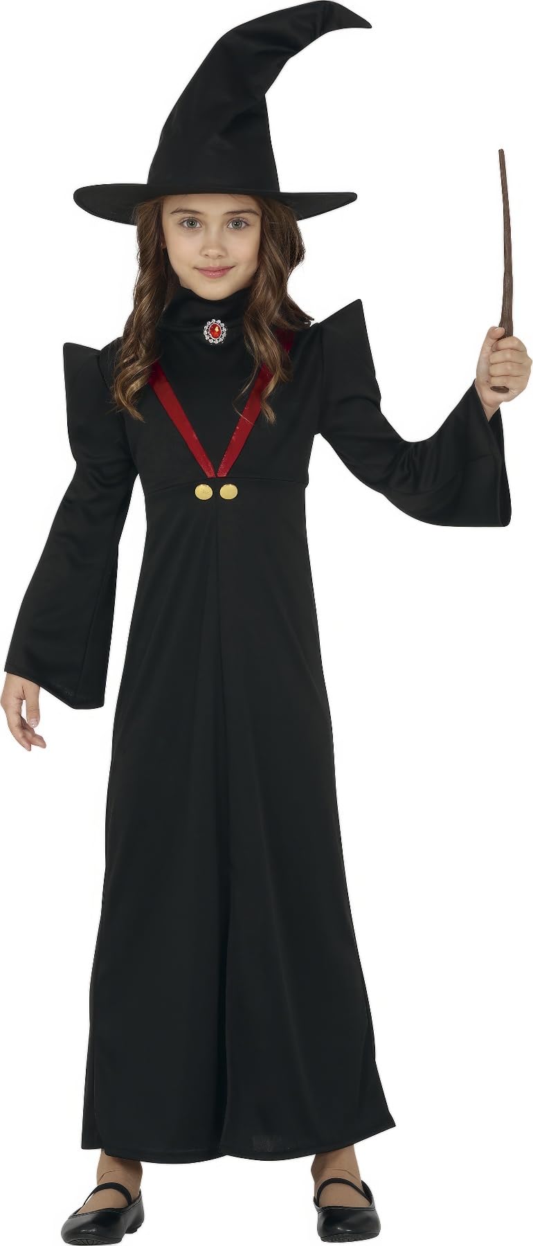 FIESTAS GUIRCA Chief Witch Halloween Child Fancy Dress Costume Age 5-6 Years