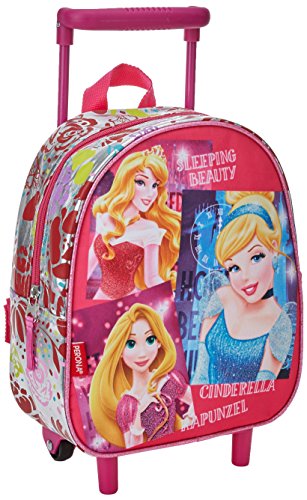 Preisvergleich Produktbild Disney Kinder-Trolley, Rucksack mit Prinzessinnen-Motiv, Rosa
