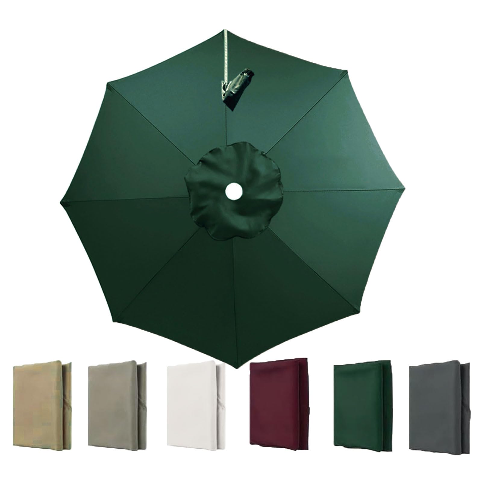 Kdqrmvv Green Cantilever3.0m Parasol Replacement Canopy For Offset Umbrella Canopy Cantilever Umbrella Round