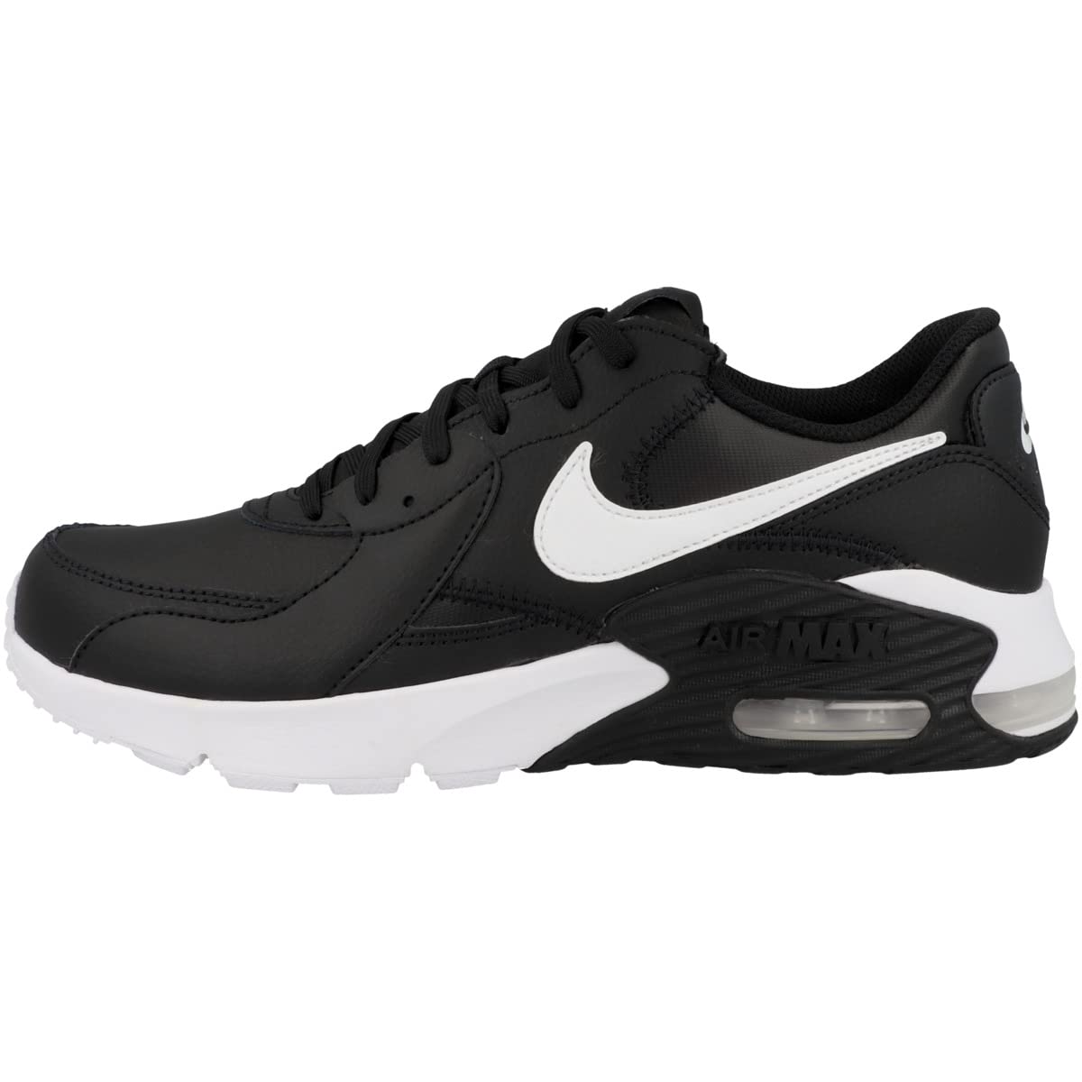 Nike Men's Shoe Air Max Excee Leather, Black/​White-​Black, DB2839-​002, 41 EU (8 US)