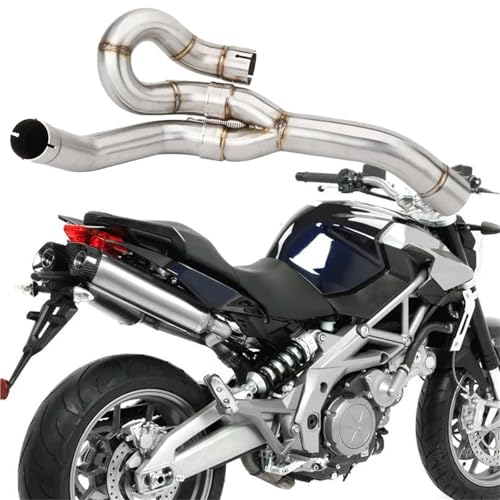 Échappement moto tuyau de liaison Aprilia Shiver 750 raccord inox haute finition