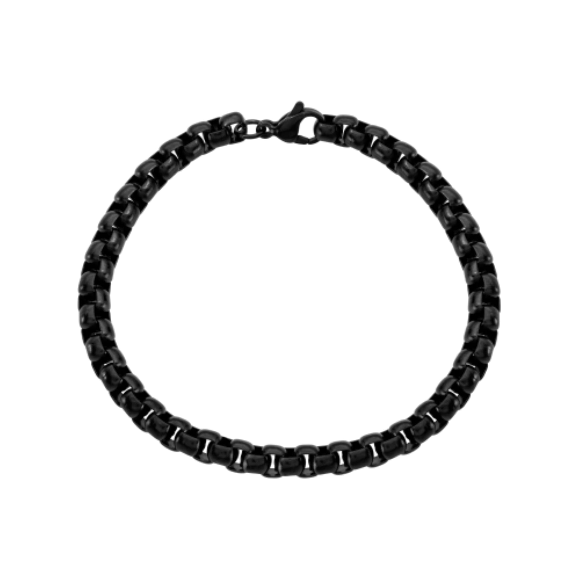 Amazon Essentials Mens 8 Black Chain Bracelet