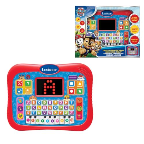 Image of LEXIBOOK, Paw Patrol, Bilingual Educational Tablet Paw Patrol English/French, Blue, JCPAD007PAi1