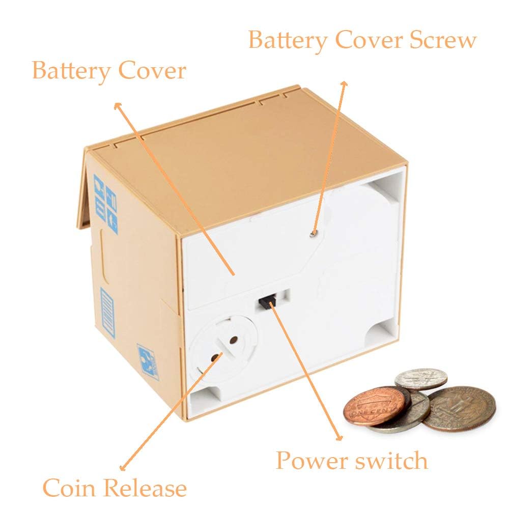Hucha Electrónica Caja de Ahorros para Gatos y Niños