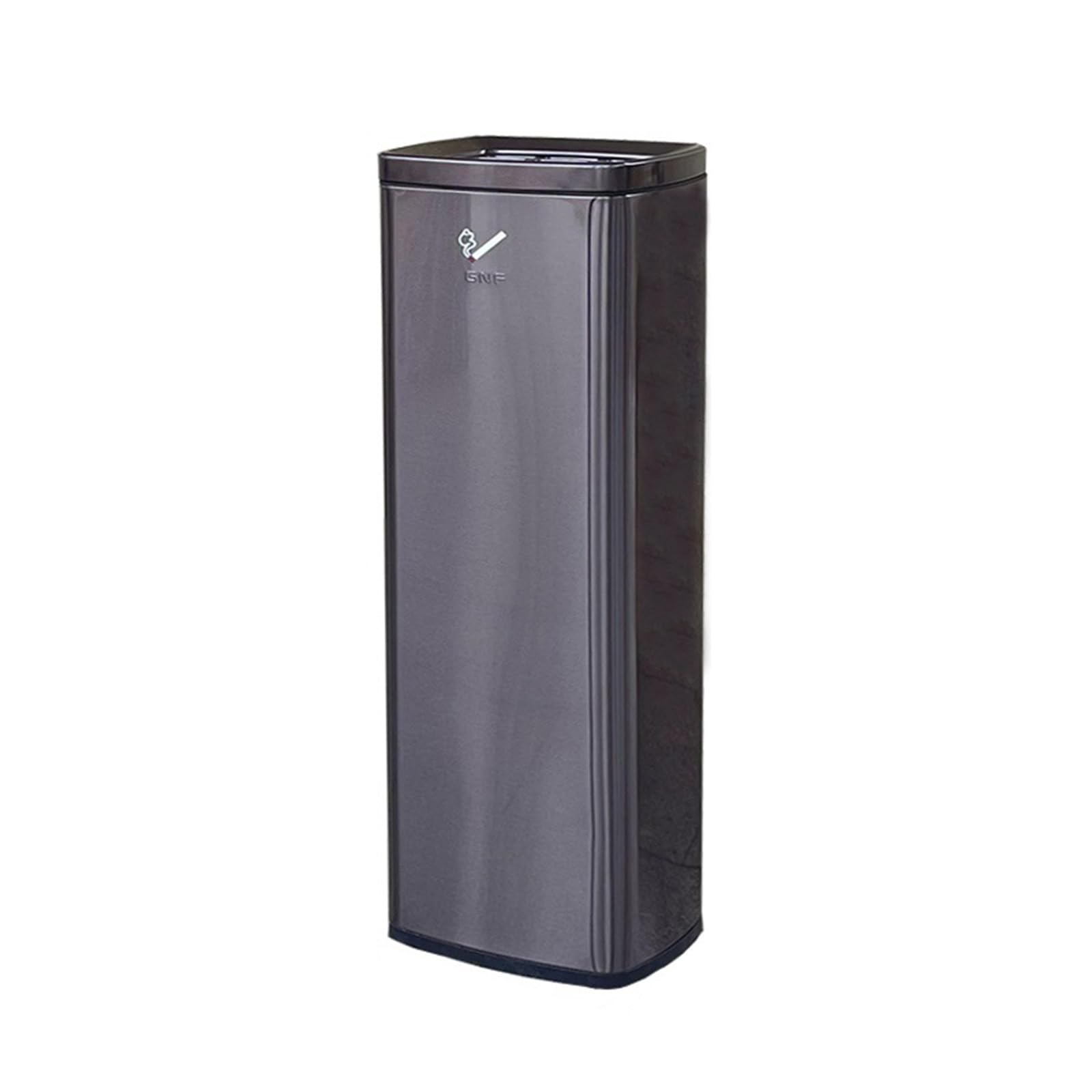 OLSKFUH Outdoor Trash Can Large Stainless Steel Standing Floor-Standing Vertical Ashtray Indoor Outdoor Vertical Ash Tray For Home Patio Cigarettes Ash Butt Classification Courty,E