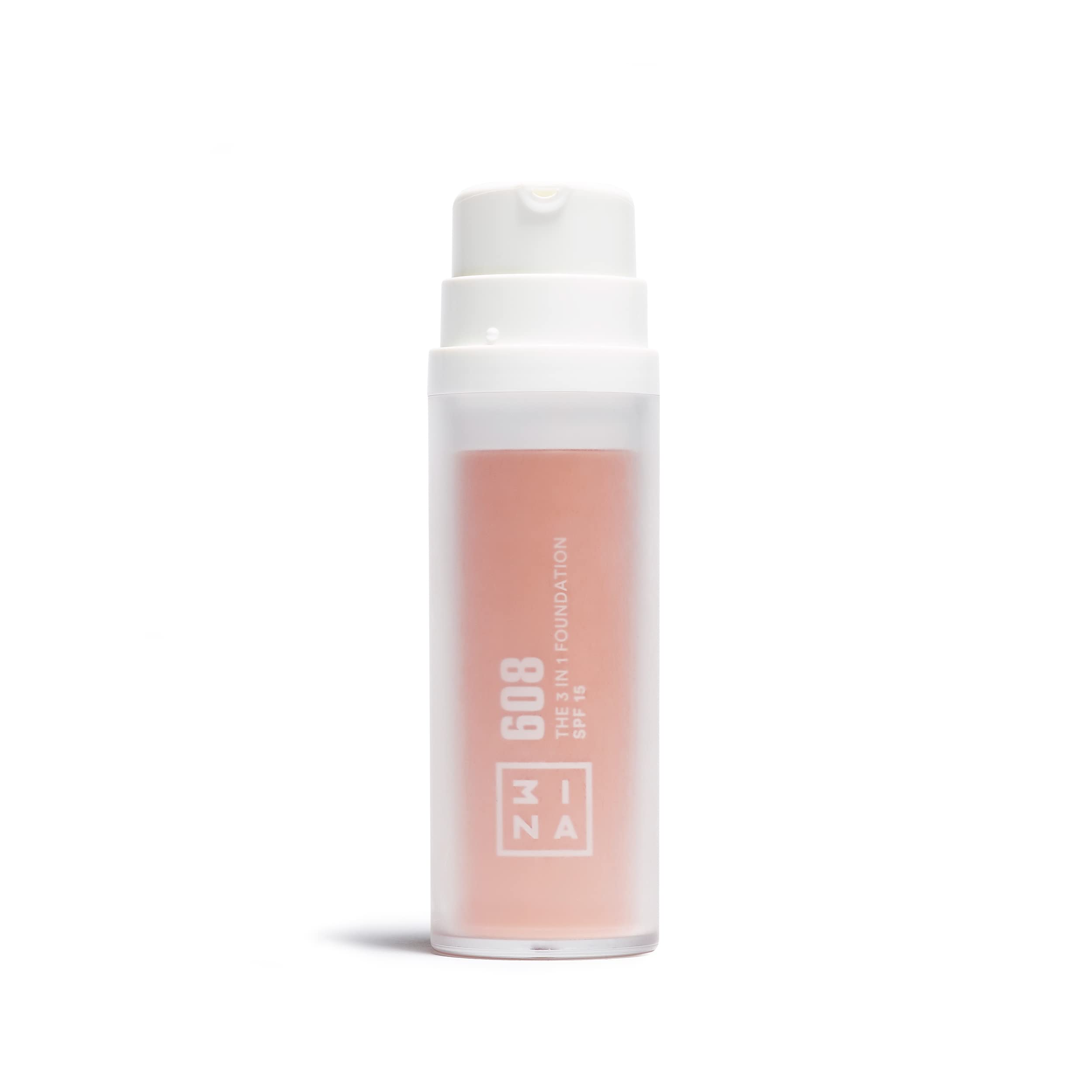 3INA MAKEUP - The 3 in 1 Foundation 608 - Light Foundation Pink Undertone - Liquid Foundation with SPF15 & Vitamic C
