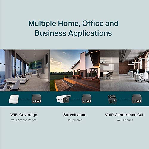 Image of TP-Link PoE+ Injector Gigabit | Non-PoE to PoE Adapter | 802.3at /af Compliant | Up to 30W Power Budget | Wall Mountable | Plug&Play | Up to 100m(328 ft) | UL Certified(POE160S) (Pack of 2)