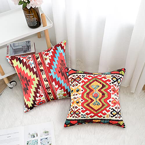Federa per cuscino etnico 45 x 45 cm, cuscino