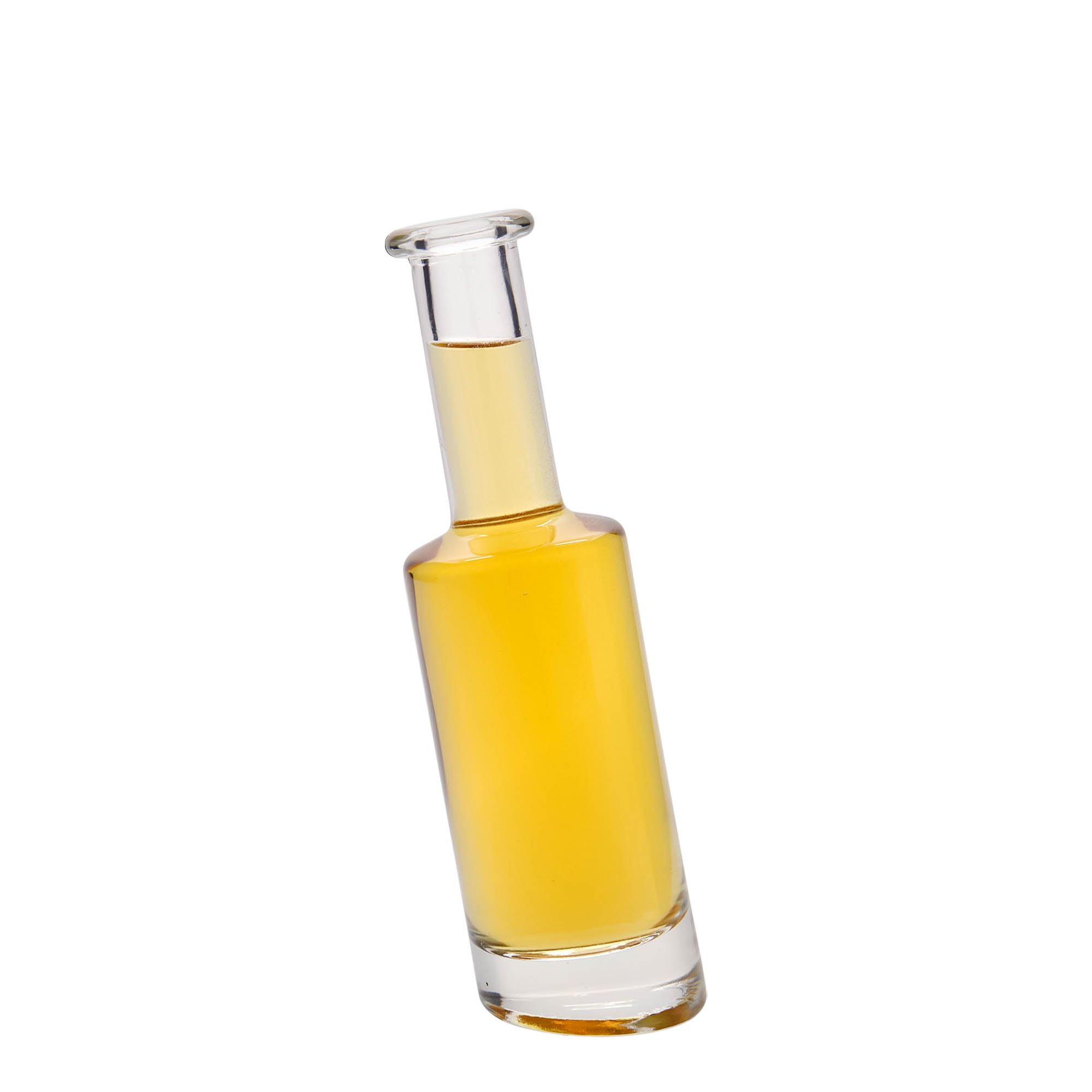 200 ml Glasflaschen Bounty im 12er Set aus Klarglas mit Griffkorken für Liköre Sirupe Öle Essige und Feinkostabfüllungen