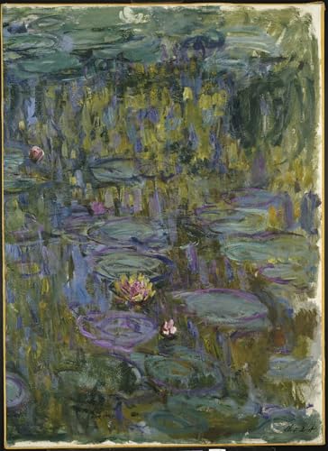 Cuadro decorativo Ninfee di Claude Monet en lienzo de 60x90cm para pared de casa