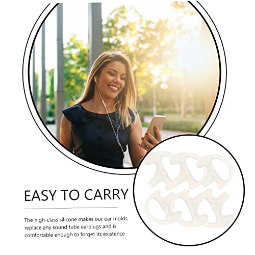 GLEAVI 12 Pares De Tampões Auriculares Plugues Auriculares De Silicone Fio Reutilizáveis ​​ Fio Inse