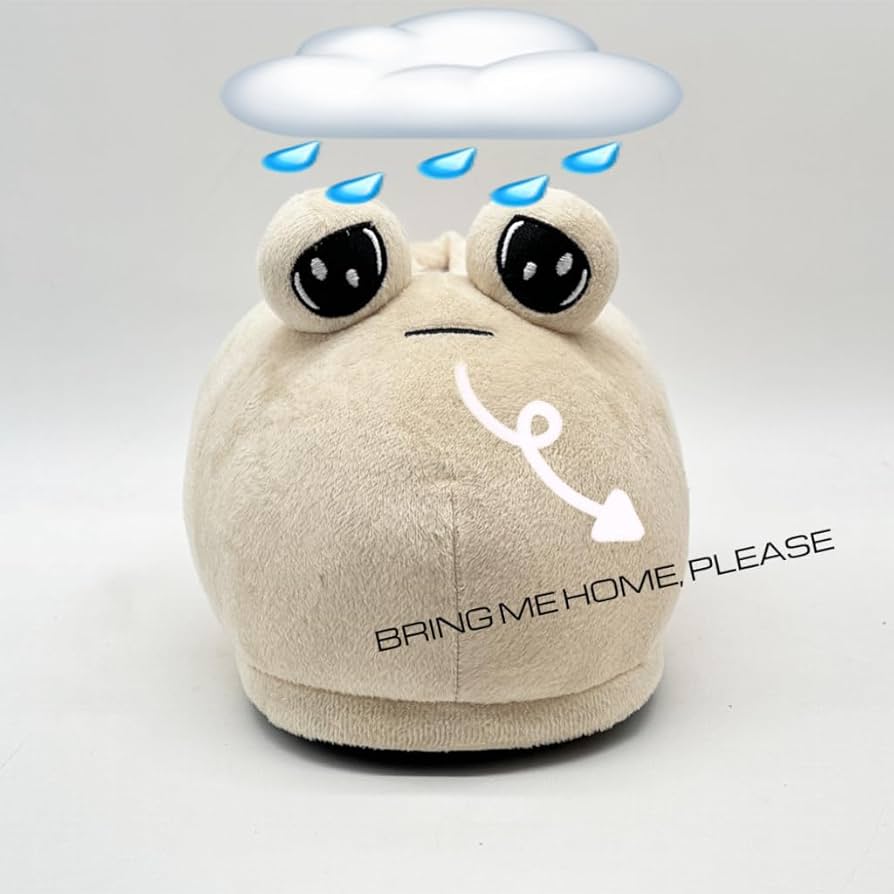 Amazon.co.jp: Hanicamola Sad Pou カワイイエイリアン ぬいぐるみ