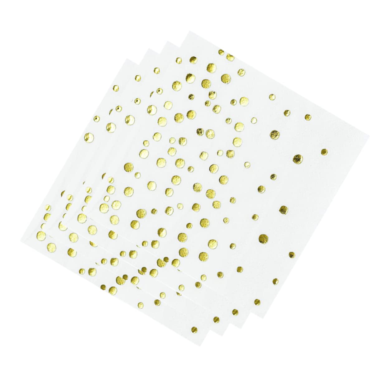 Goldene Partyservietten 100 Stück Packung Papier für Feierlichkeiten