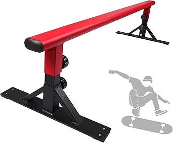 Amazon | グラインドレール 高さ調節可能 スケートボードフラットバー