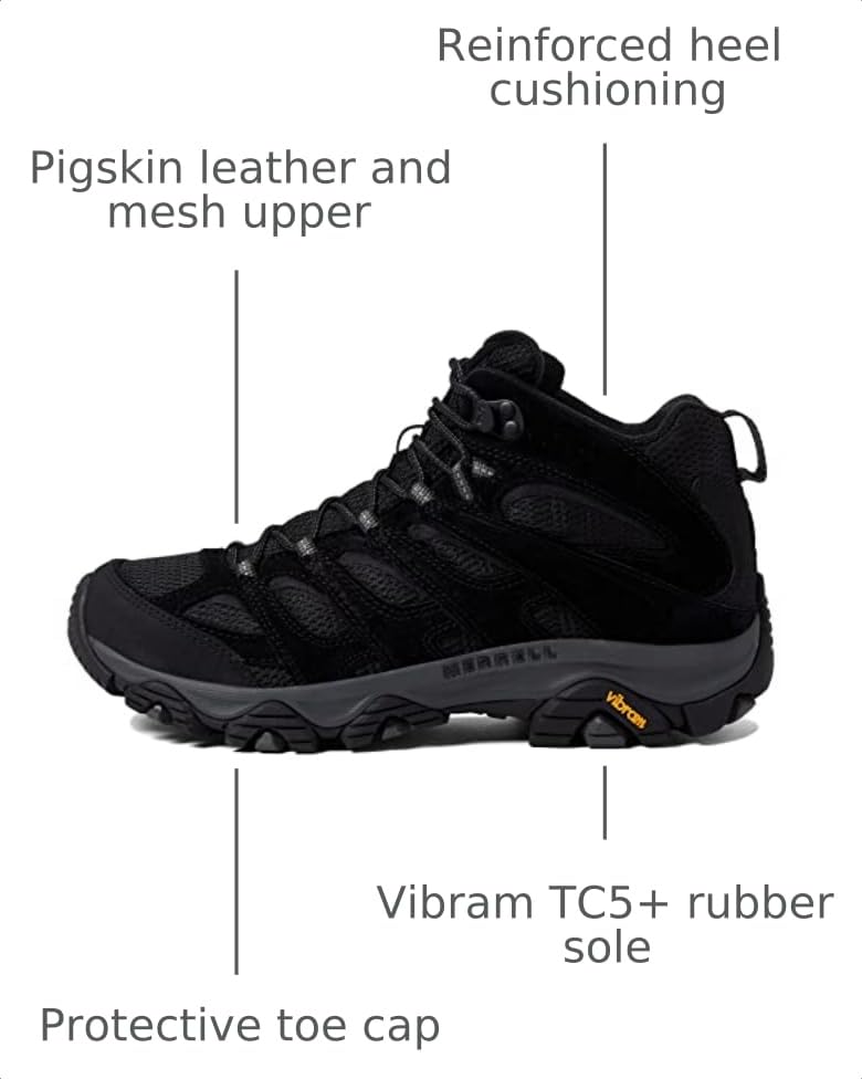 Image of Merrell Men's Moab 3 Mid Hiking Boot