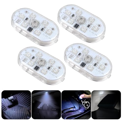 Luces LED de espacio para los pies para evitar caídas y buscar objetos en el coche