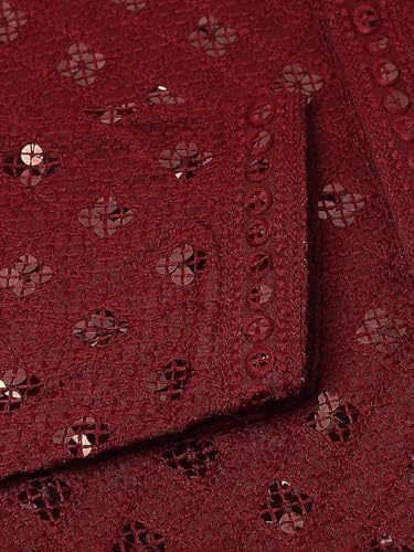 Image of Rajubhai Hargovindas Men Chikankari and Sequin Work Kurta