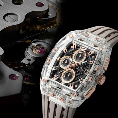 Image of Carlington Nitro Analog Chronograph Men's Polyurethane Strap Wrist Watch | Quartz Movement | Water & Shock Resistant Watch for Men | Casual & Formal Wear - CT 7105