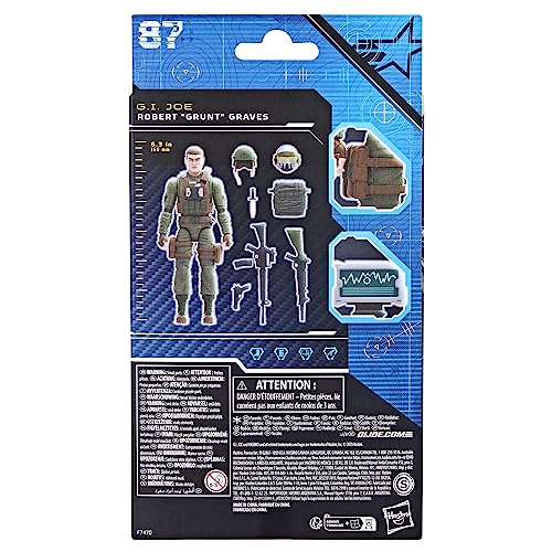 Boneco G.I. JOE Classified Series - Figura 15 cm e acessórios - Robert 