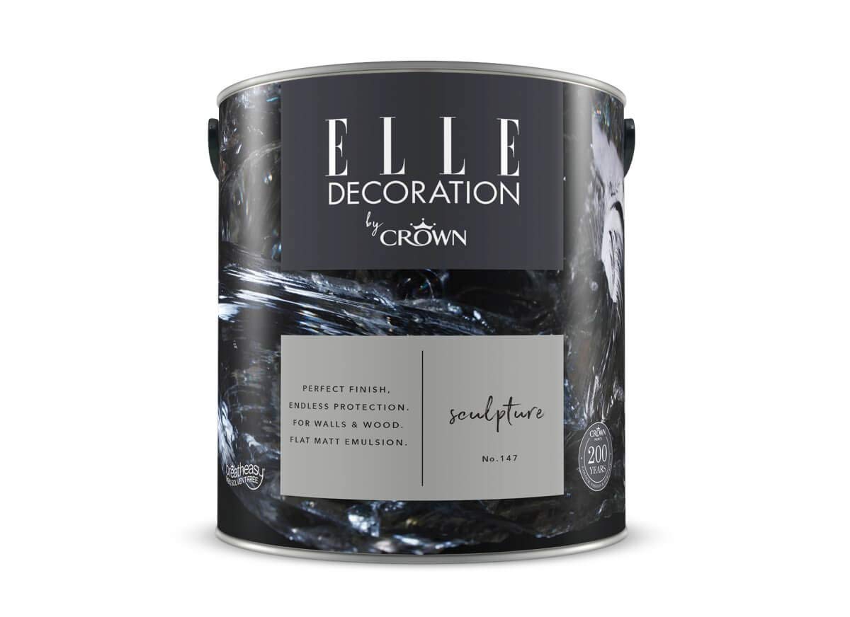 ELLE Decoration by CROWN 2.5L Flat MATT Emulsion Paint - Sculpture No 147