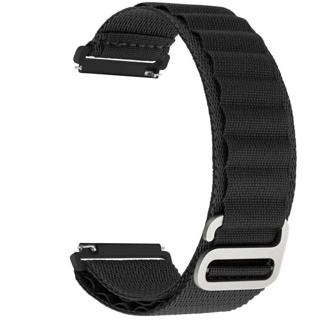 A3sprime Universal Nylon Cloth Watch Strap Suitable for All 22mm Lugs Width Smartwatch (Set of 1 Pairs) Black (B0C6R1XG24) Amazon Price History, Amazon Price Tracker