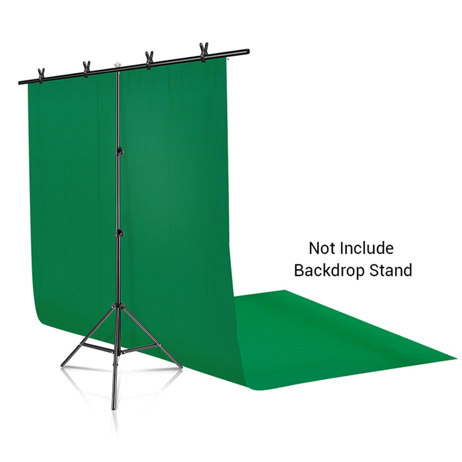 Sfondo Fotografico Solo sfondo in tessuto, schermo verde, chiave cromatica, di cotone, bianco for studio fotografico(Only Blcak cloth,3000x6000)