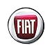 Fiat 21222 Autocollant 3D Officiel Logo 40 mm