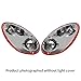 HECASA Tail Lights Replacement Compatible with 2006-2010 Chrysler PT Cruiser Replacement for 5116222AB 5116223AB Pair w/Bulbs Halogen