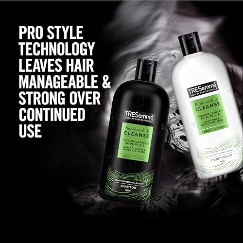 TRESemmé Replenish & Cleanse Shampoo with vitamin C, Fresh , 900 ml , Pack of 1 - Image 6