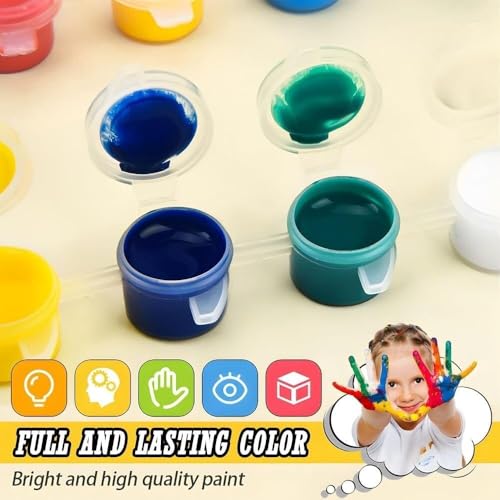 Image of Amitasha DIY Mould Paint Craft kit for Kids, Paint Your Plaster Figurine Set with Pigments, Palette & Mold Art & Craft Set - Educational Toy for 3-12+ Year Old Boys Girls