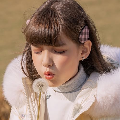 Panda Earrings for Girls - Sterling Silver Heart Panda Stud Earrings for Teens Hypoallergenic Lightweight Cute Animal Earrings for Women for Sensitive Ears for Daughter Granddaughter Niece Panda Lover4