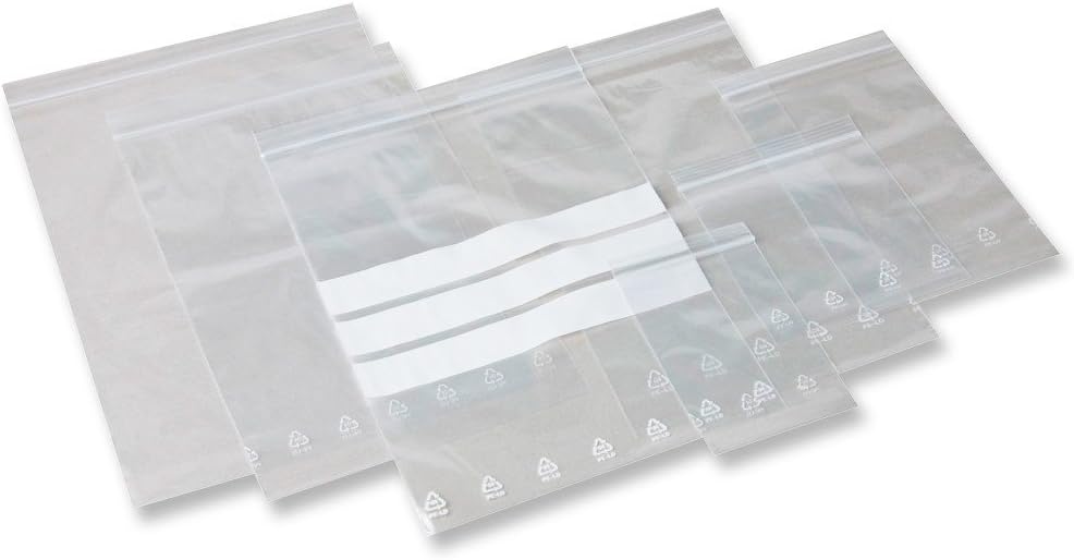1000 Zip Lock Bag 70 x 100 mm 50 Microns