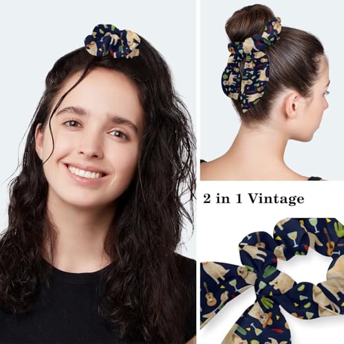 Gorro quirúrgico mujer con botones azul marino miniatura 5