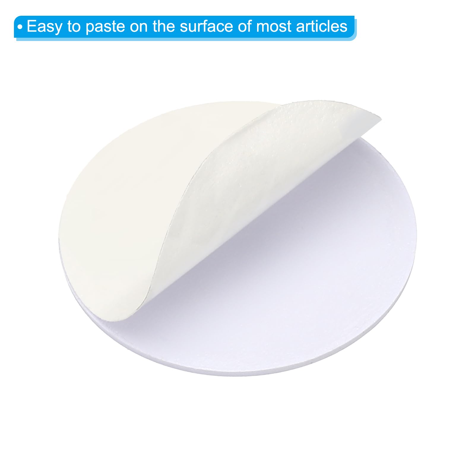 PATIKIL NFC Stickers, 10 Pack NTAG216 Tags, 888 Bytes Memory, Fully Programmable, White, Round, 25mm/1" Dia - Image 4