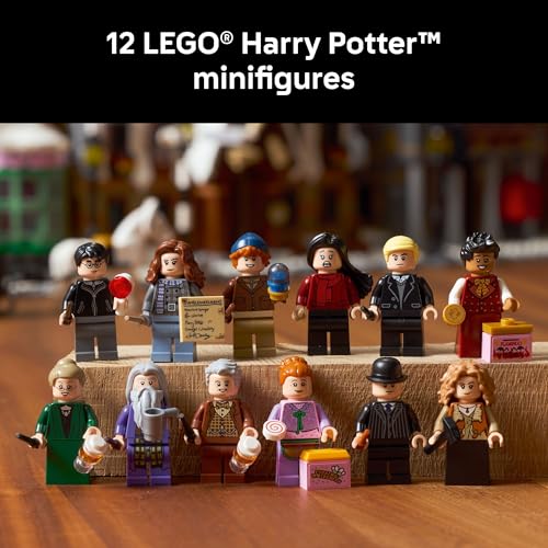 Image of LEGO Harry Potter Hogsmeade Village - Collectors' Edition Building Set for Adults, Ages 18+ - Craft 7 Iconic Buildings - Kit Includes 12 Minifigures - Gift Idea for Birthdays and Fans - 76457