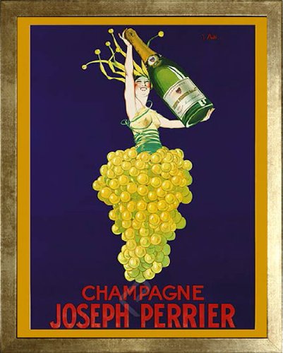 シャンパーニュ・Joseph Perrier ヴィンテージアート・ポスター