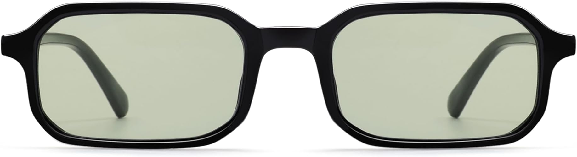 Retro Skinny Rectangle Sunglasses for Men Women 90s Narrow Sunnies Vintage Thin Frame AP3740