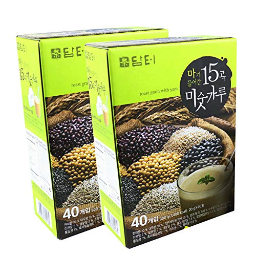 Damtuh Korean 15 Roasted Mixed Grain Powder Misugaru Meal Replacement