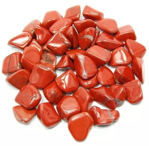Image of Red Jasper Agate Tumble /Pebbles Stone. for Reiki, Crystal, Vastu, Fang Shui Aura, Home Decor, Office Decor, Gifting, Good Luck, showpiece etc. (Red Jasper, 400 gm)