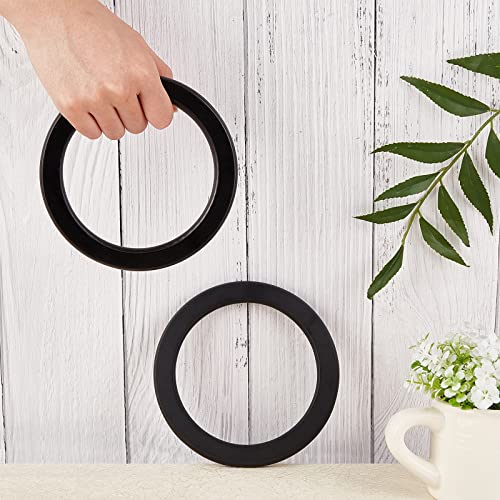 WADORN 2pcs Wooden Bag Handles Wooden Handbag Handle Purse Handles Replacement DIY Bag Making Accessory for Beach Bag Straw Bag Canvas Bag Crochet Bag - Image 3
