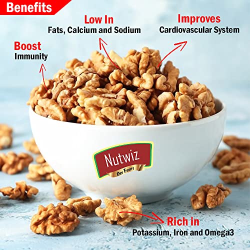 Image of Nutwiz Premium Nuts (American Walnut / Akhrot Giri, 800g)
