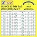 XBVV 382 PCS 30 Size SAE FKM Viton O-Ring Kit for Various Chemical, Aerospace, Cylinder, Hydraulic, Automotive Engines and Plumbing O-Ring Repair with 4-Piece Pick Set and Resist Oil and Heat