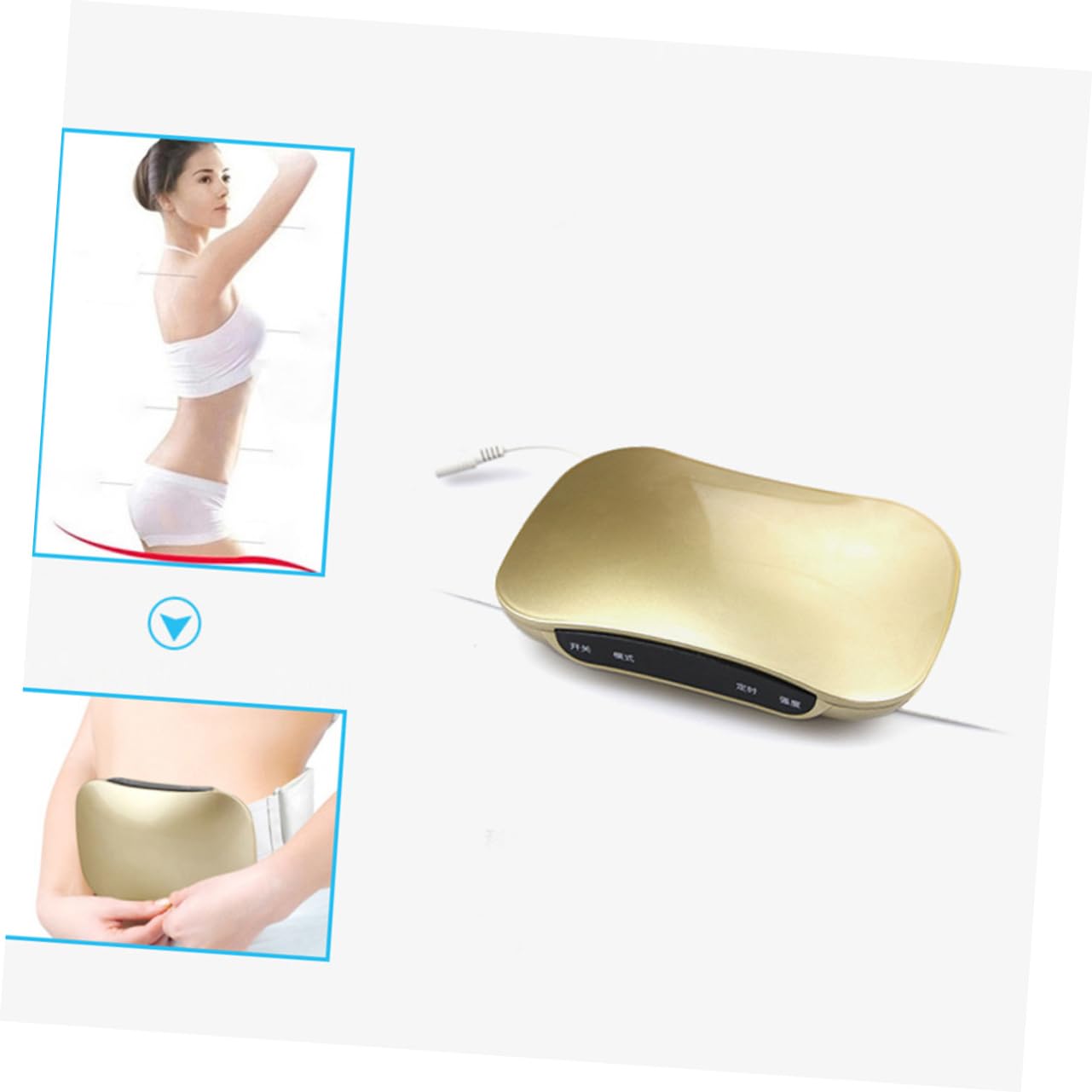 GLEAVI Cinturón Reductor De Cintura Electroestimulador Para Mujeres Adelgazante Quemador De Grasa Abdominal