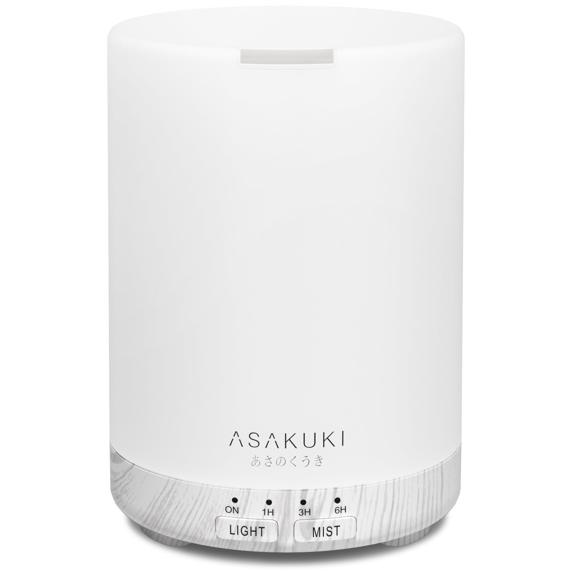 ASAKUKI 300ML Essential Oil Diffuser, Quiet 5-in-1 Premium Humidifier, Women's Day Gift, Home Fragrance Aroma Diffuser with 7 LED Color Changing Light and Auto-Off Switch -White