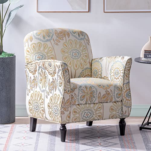 Sillón reclinable moderno con tela floral miniatura 3