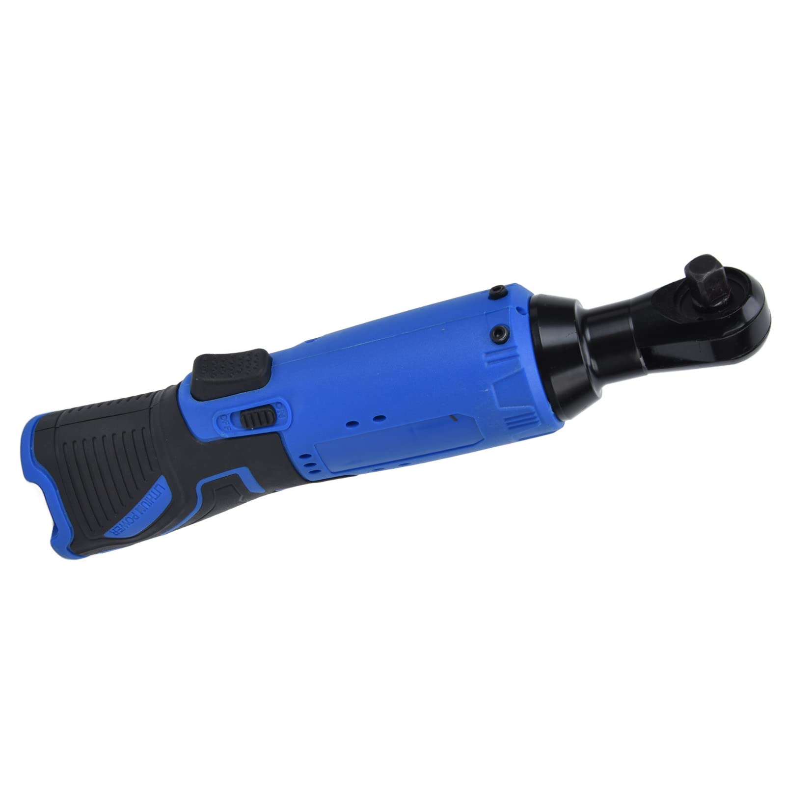 Omabeta Llave de Trinquete Eléctrica Llave Eficiente de Iones de Litio para Herramienta Eléctrica con Batería de 12 V, con Iluminación para Espacios Oscuros y de Nailon PA6, Portabrocas de 3/8