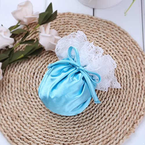 Men's Shiny Satin Frilly Mini Briefs Drawstring Pouch Ruffle C-String Sissy Lingerie Underwear Bugle Pouch3